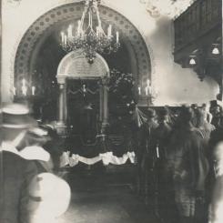 Innenansicht der Meraner Synagoge