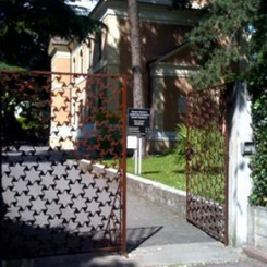 Eingang zur Synagoge in Meran